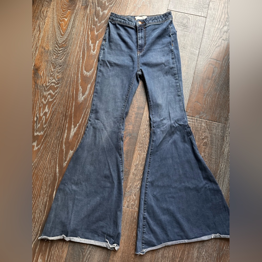Free people super high rise flair jeans - vintage